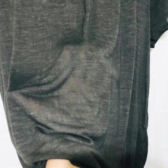 Sejour 2X Semi Sheer Short Sleeve V Neck T Shirt NWT - Picture 6 of 8